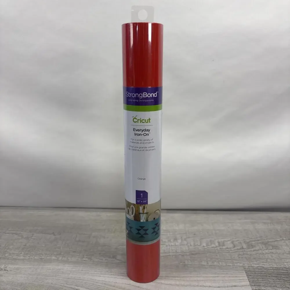 Cricut StrongBond Everyday Iron-On Vinyl Orange